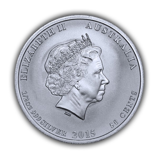 .999 Silver Coin Australia 2013 Australian War in the Pacific 1/2 Troy Oz