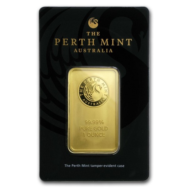 1 oz 9999 Gold Bar Perth Mint Australia (In Assay ...