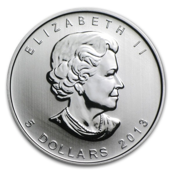 13 1oz Canadian Silver 25th Anniversary Maple Leaf Coin European Mint