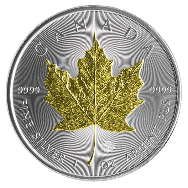1 OZ Unze Ounce Once Silber Silver Argent Kanada Canada Maple Leaf 2014 