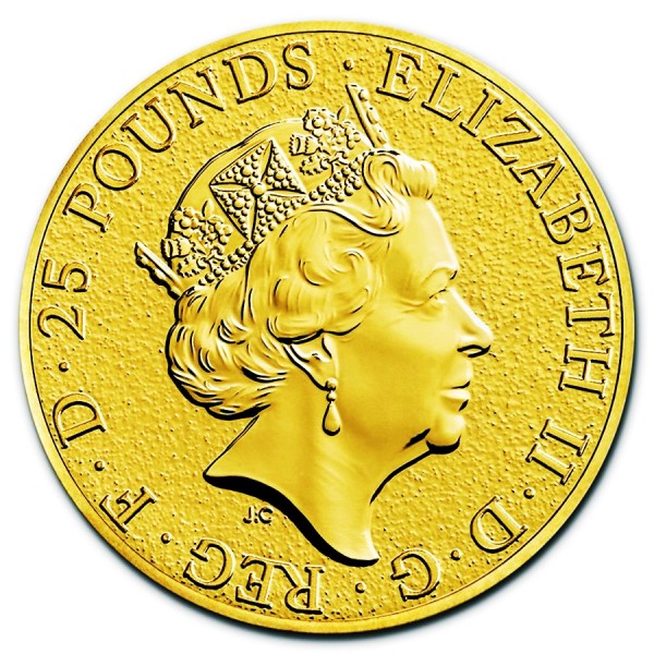 2016 Great Britain 1/4 oz Gold Queen's Beasts The Lion | European Mint