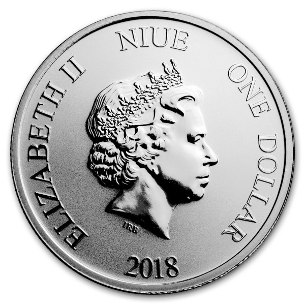 2016 Niue HAWKSBILL TURTLE 2 oz Silver .999 Ag $5 Coin BU Bullion Plastic Flip *