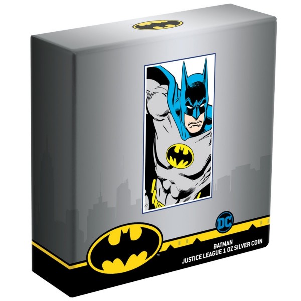 2020 1 oz $2 NZD Niue Silver Justice League 60th Anniversary Batman