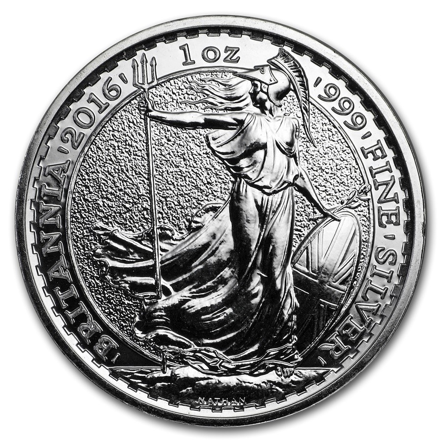2016 1 oz £2 GBP UK Silver Britannia Privy Monkey Mark Coin European Mint