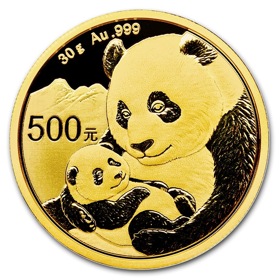 2019 500 Yuan China 30g Gold Panda Coin | European Mint