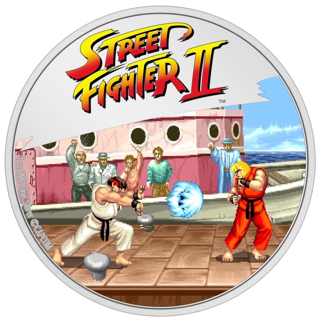 2021 1 oz Fiji Street Fighter II 30th Anniversary - Vega .999 Gold
