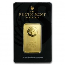 1 oz 9999 Gold Bar Australia Perth Mint (In Assay)