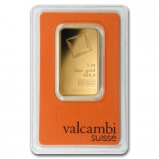 1oz Gold Combi Bar Valcambi LBMA Certified