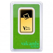 1oz Green Gold Bar Valcambi LBMA Certified