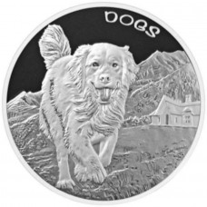 2022 1oz $0.50 Fiji Dogs 1 Premium Bullion Silver Coin (In Capsule)