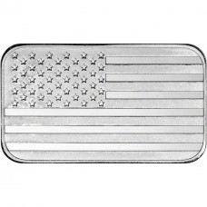 1 oz U.S. Flag Silver Bar (PRE-SALE)