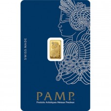 1 gram 9999 Gold Bar PAMP Suisse Lady Fortuna (In Assay)