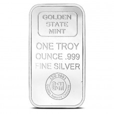 1 oz Golden State Mint 999 Fine Silver Bar