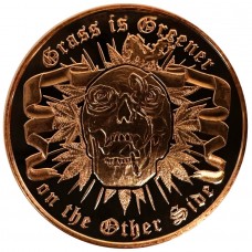 1 oz Grass is Greener On The Other Side 999 Fine Copper Round