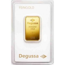 20 Gram Gold Degussa Bar Embossed