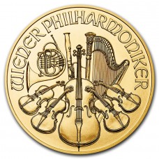 1/4 oz €25 EUR Austrian Gold Philharmonic Coin BU (Random Years)