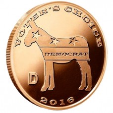 1 oz Voter's Choice Elephant 999 Copper Coin 