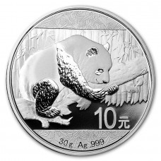 2016 30g ¥10 CNY Chinese Silver Panda Coin BU