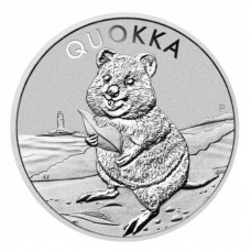 2020 1 oz $1 AUD Australian Silver Quokka Coin BU