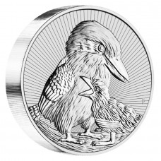 2020 10 oz $10 AUD Australian Silver Kookaburra Piedfort Coin BU (In Capsule)