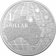 2021 1 oz $1 AUD Australia Beneath the Southern Skies Platypus Silver Coin BU