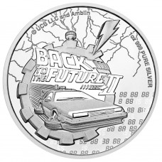 2021 1 oz $2 NZD Niue Silver Back To The Future II Coin BU