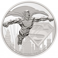 2021 1 oz $2 NZD Niue Silver DC Comics Superman Coin BU