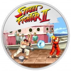 2021 1 oz Niue $2 30th Anniversary Street Fighter II Proof Coin 