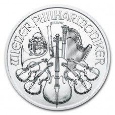 2022 1 oz €1.5 EUR Austrian Silver Philharmonic Coin BU