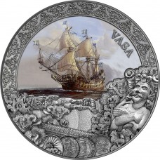 2021 2 oz $5 Niue Grand Shipwrecks Series Vasa Silver Coin