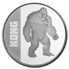 2021 1 oz $2 NZD Niue Silver Kong Coin BU