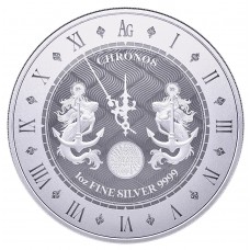 2021 1 oz $5 NZD Tokelau Silver Chronos Coin BU 