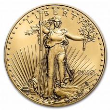 2022 1 oz $50 USD American Gold Eagle Type 2 Coin BU