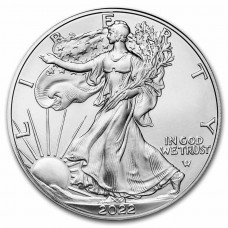 2022 1 oz $1 USD American Silver Eagle Coin BU