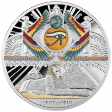 2022 1 oz $1 NZD Niue The Eye of Horus High Relief Proof Coin 