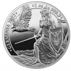 2022 1 oz 5 Mark Germania Silver Proof Coin (In Blister Pack)