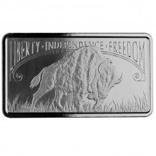 2022 10 oz 9999 The Liberty Trade Buffalo Fine Silver Bar