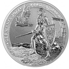 2022 10 oz 50 Mark Germania Silver Coin BU (In Blister Pack)