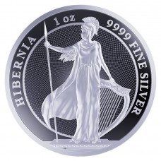 2022 1oz $2 NZD Tokelau Hibernia Silver Coin BU (In Capsule)