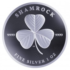 2022 1oz $2 NZD Niue Shamrock Silver Coin BU (In Capsule)