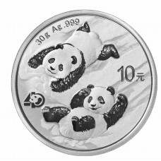 2022 30g ¥10 CNY Chinese Silver Panda Coin BU