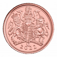 2022 British Gold Quarter Sovereign Queen Elizabeth II BU