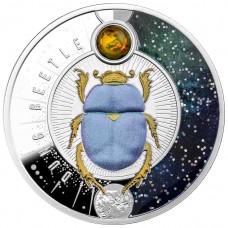 2022 $1 NZD Niue Dung Beetle Silver Proof Coin 