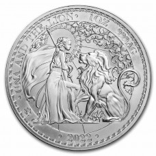 2022 1 oz £1 GBP  St Helena Una and the Lion BU Silver Coin 