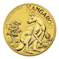 1/10 oz $15 AUD Australian Gold Kangaroo Nugget Coin BU (Random Years)