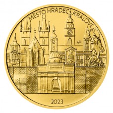 2023 1/2 oz 5000 CZK Czech Republic Hradec Králové stand Gold Coin