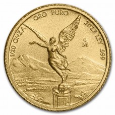 2023 1/10 oz Gold Mexico Libertad BU coin