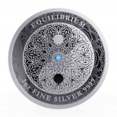 2023 1 oz $2 NZD Niue Silver Equilibrium Proof Coin