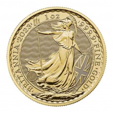2023 1 oz £100 GBP UK Gold Britannia King Charles III Coin BU (PRE-SALE)