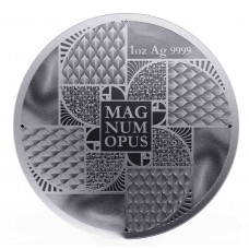 2023 1 oz $2 NZD Niue Silver Magnum Opus Coin BU in capsule